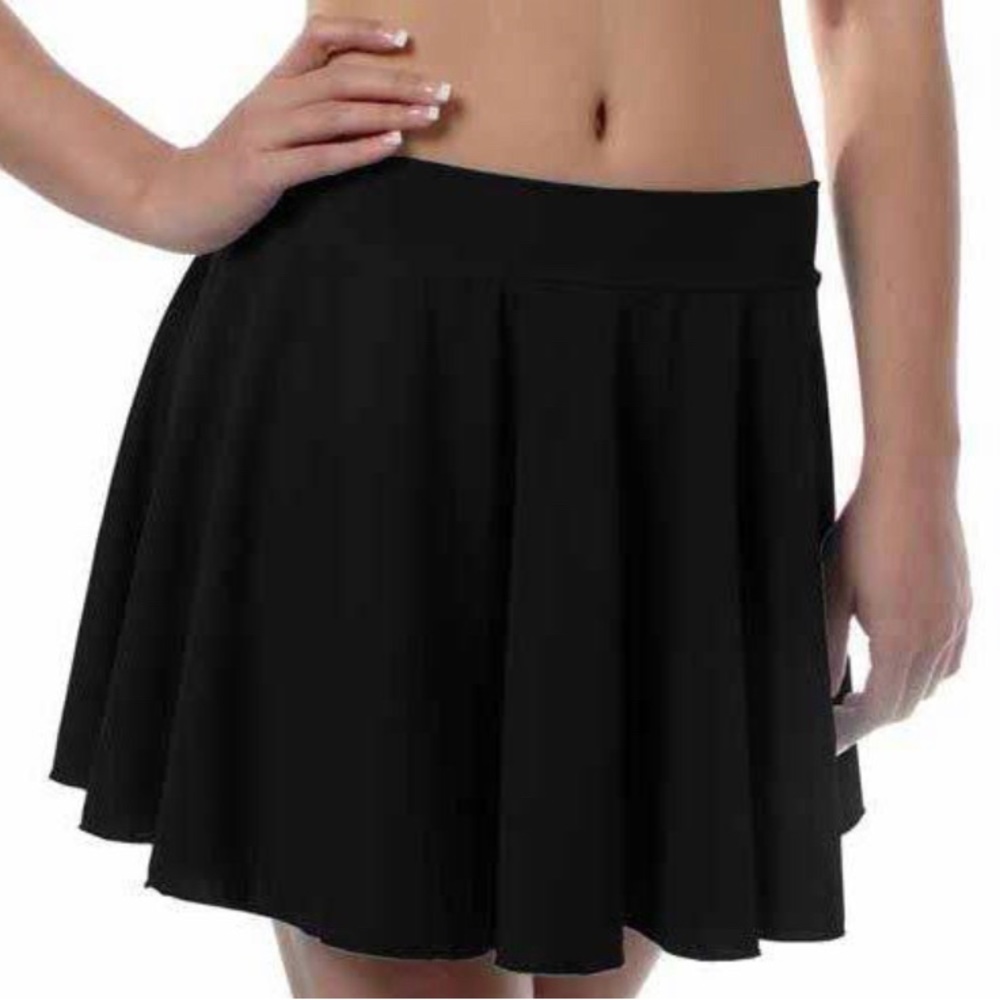 Black Short Skirt with pockets
